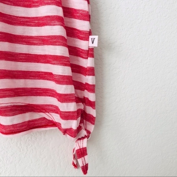 New! Texas Tech University Red White Stripes College Team Spirit Jersey Tank Top - Picture 6 of 8